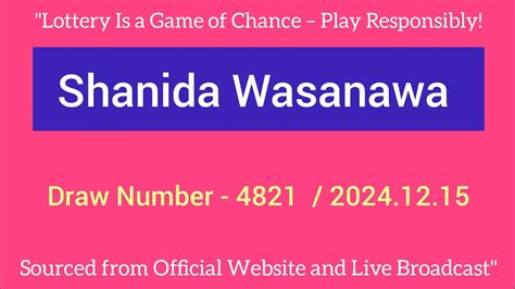 sanida wasanawa draw results.